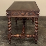 19th Century French Renaissance Barley Twist Desk ~ Bureau Plat