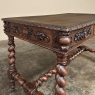 19th Century French Renaissance Barley Twist Desk ~ Bureau Plat