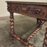19th Century French Renaissance Barley Twist Desk ~ Bureau Plat