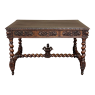 19th Century French Renaissance Barley Twist Desk ~ Bureau Plat