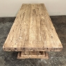 Rustic Trestle Dining Table in Solid Oak
