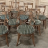 Set of Twelve 18th Century Swedish Gustavian Dining Chairs includes 2 Armchairs
