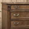 Antique Dutch Neoclassical Marble Top Walnut Chest of Drawers