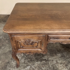 Antique French Louis XV Oak Partner's Desk