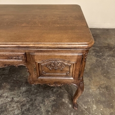 Antique French Louis XV Oak Partner's Desk