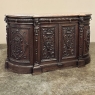19th Century French Renaissance Marble Top Buffet