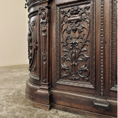 19th Century French Renaissance Marble Top Buffet
