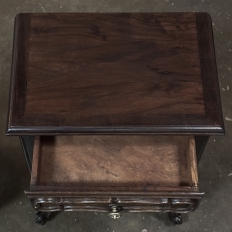 Pair Italian Piemontese Walnut Nightstands ~ End Tables