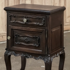 Pair Italian Piemontese Walnut Nightstands ~ End Tables