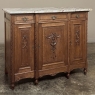 Antique French Louis XVI Marble Top Buffet