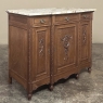 Antique French Louis XVI Marble Top Buffet