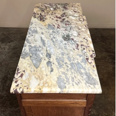 Antique French Louis XVI Marble Top Buffet
