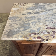 Antique French Louis XVI Marble Top Buffet