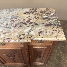 Antique French Louis XVI Marble Top Buffet