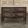 18th Century French Louis XV Walnut Marble Top Commode