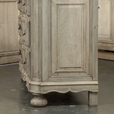 19th Century French Louis XIV Stripped Oak Commode