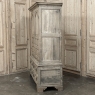 18th Century English Linen Press ~ Cabinet in Stripped Oak