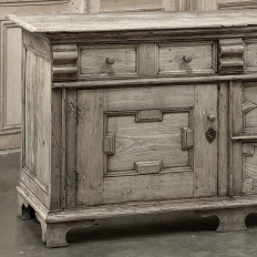 18th Century Flemish Neoclassical Credenza ~ Sideboard in Stripped Oak