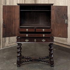 19th Century Dutch Raised Cabinet in the Chinoiserie Style