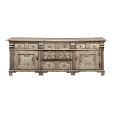 18th Century Flemish Neoclassical Credenza ~ Sideboard in Stripped Oak
