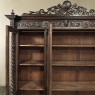 19th Century French Renaissance Triple Bookcase ~ Display Cabinet