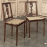 Antique French Louis XVI Caned Side Chair