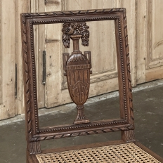 Antique French Louis XVI Caned Side Chair