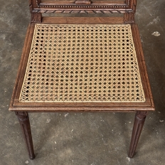 Antique French Louis XVI Caned Side Chair