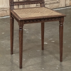Antique French Louis XVI Caned Side Chair