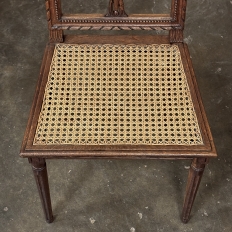 Antique French Louis XVI Caned Side Chair