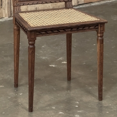 Antique French Louis XVI Caned Side Chair