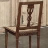Pair Antique French Louis XVI Caned Side Chairs