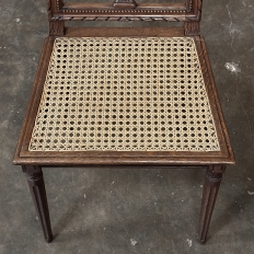 Antique French Louis XVI Caned Side Chair