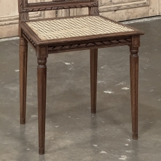 Antique French Louis XVI Caned Side Chair