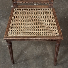Antique French Louis XVI Caned Side Chair