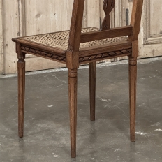Antique French Louis XVI Caned Side Chair
