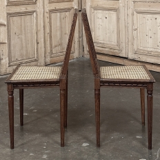 Antique French Louis XVI Caned Side Chair