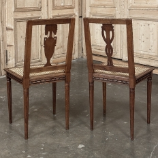 Antique French Louis XVI Caned Side Chair