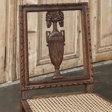 Antique French Louis XVI Caned Side Chair