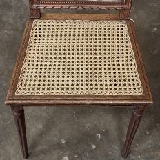 Antique French Louis XVI Caned Side Chair