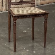Antique French Louis XVI Caned Side Chair