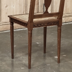 Antique French Louis XVI Caned Side Chair