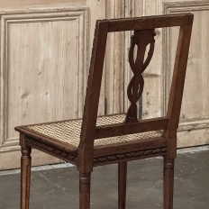 Antique French Louis XVI Caned Side Chair