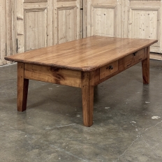 19th Century Rustic County French Pine Coffee Table