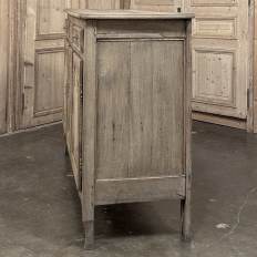 18th Century Country French Regence Buffet in Stripped Oak