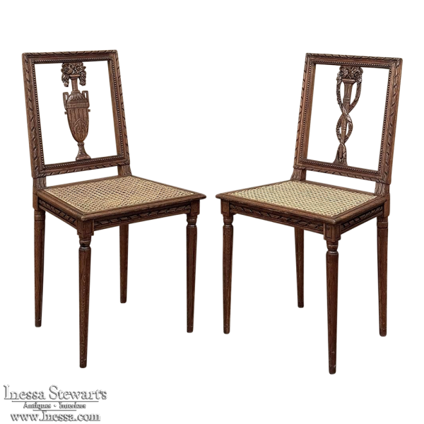Antique French Louis XVI Caned Side Chair SOLD EACH!