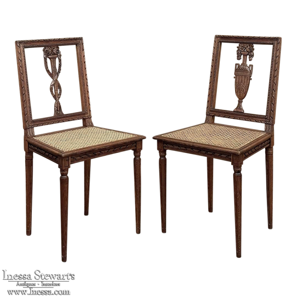 Antique French Louis XVI Caned Side Chair SOLD EACH!