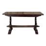 Antique Italian Rustic Style Trestle Table
