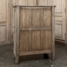 Antique French Gothic Revival Dry Bar ~ Raised Cabinet in Stripped Oak