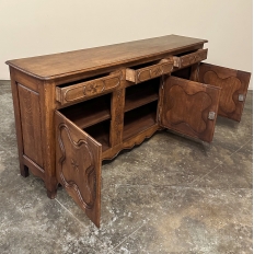 19th Century Country French Inlaid Buffet